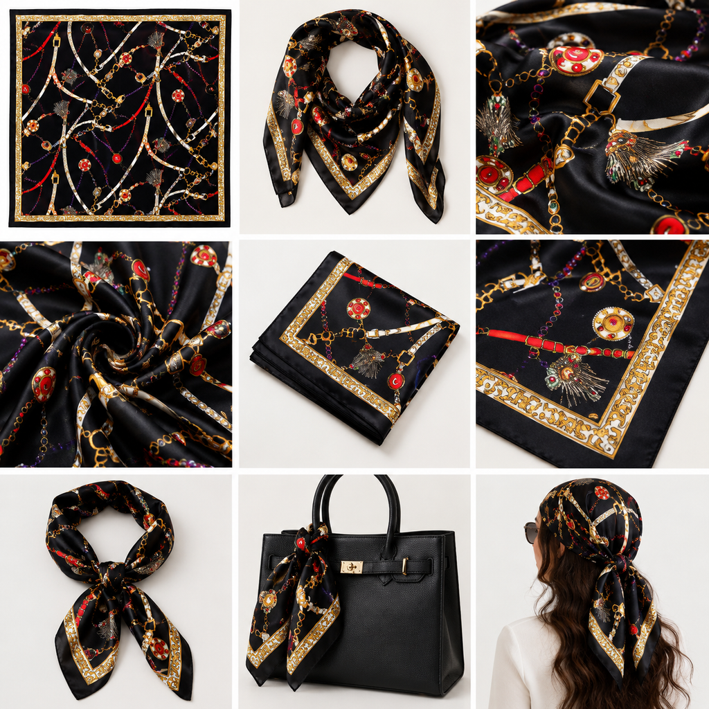 The Maison Silk Scarf
