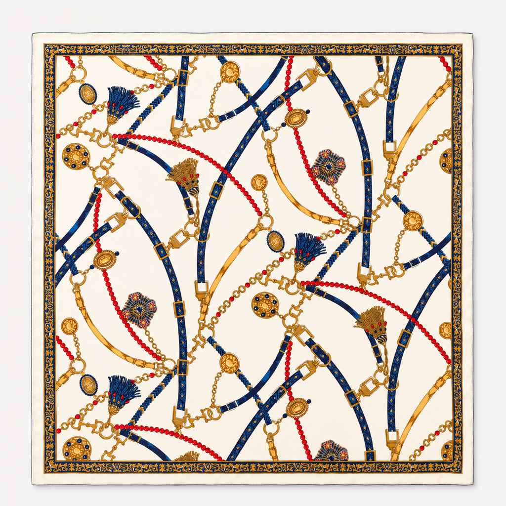 The Ivory Silk Scarf