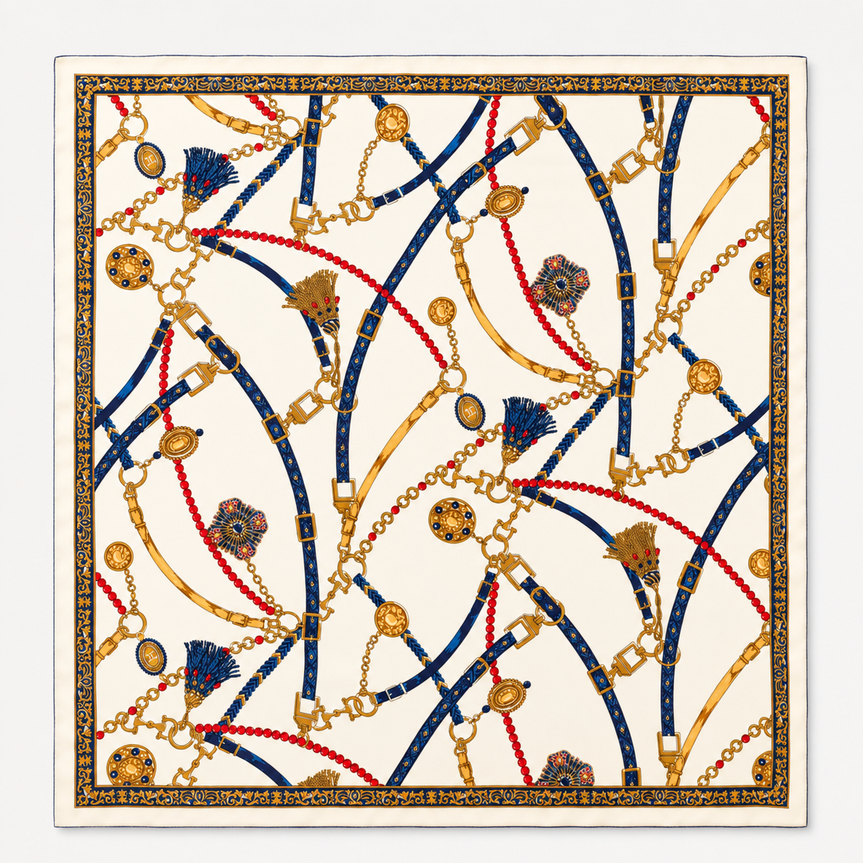 The Ivory Silk Scarf