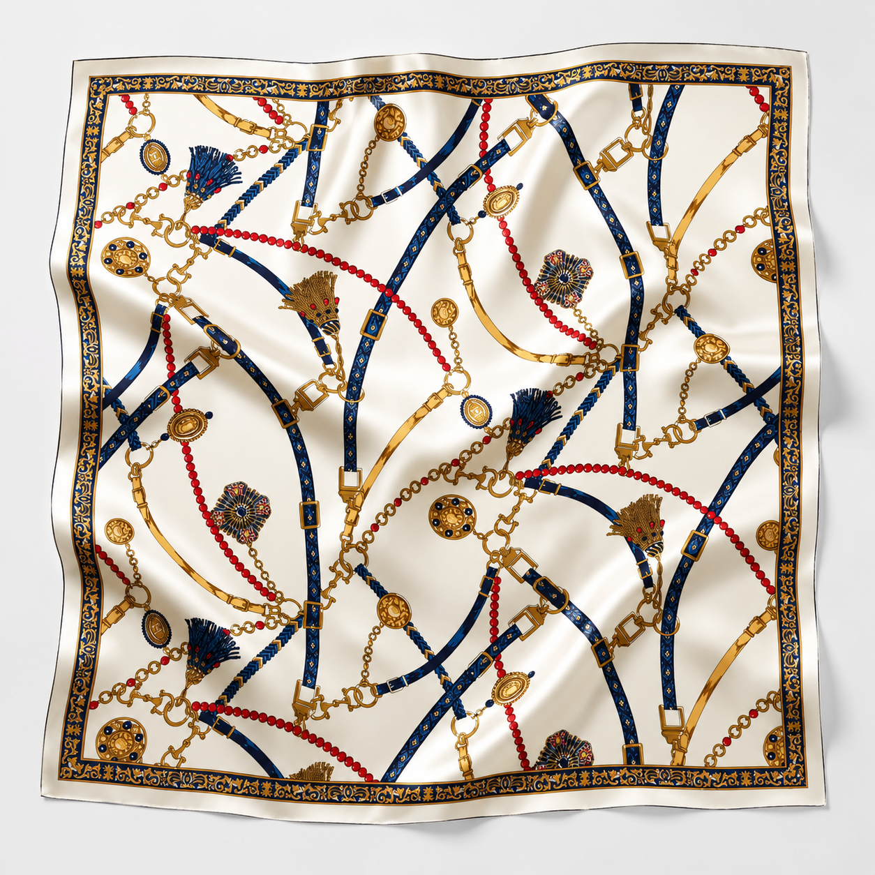 The Ivory Silk Scarf