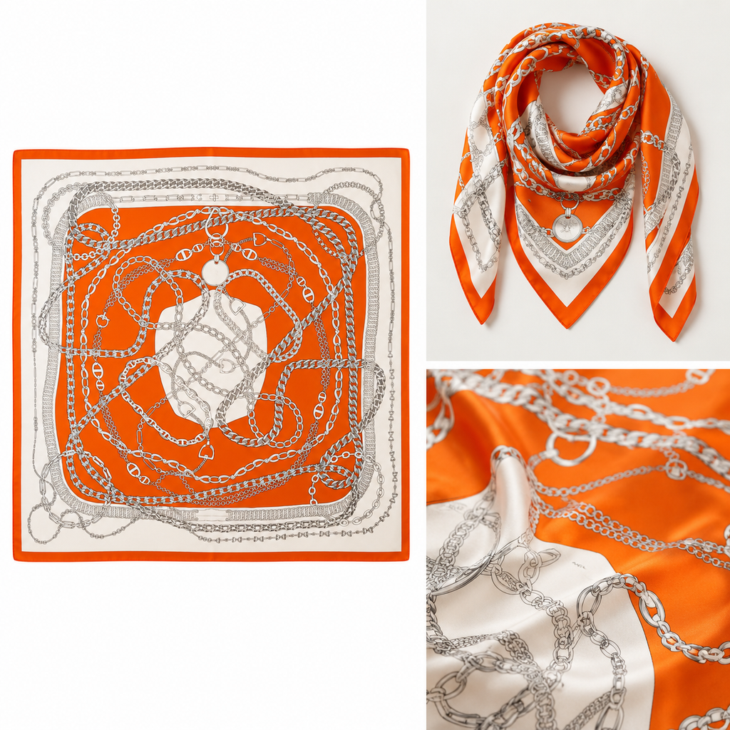 The Oranje Silk Scarf