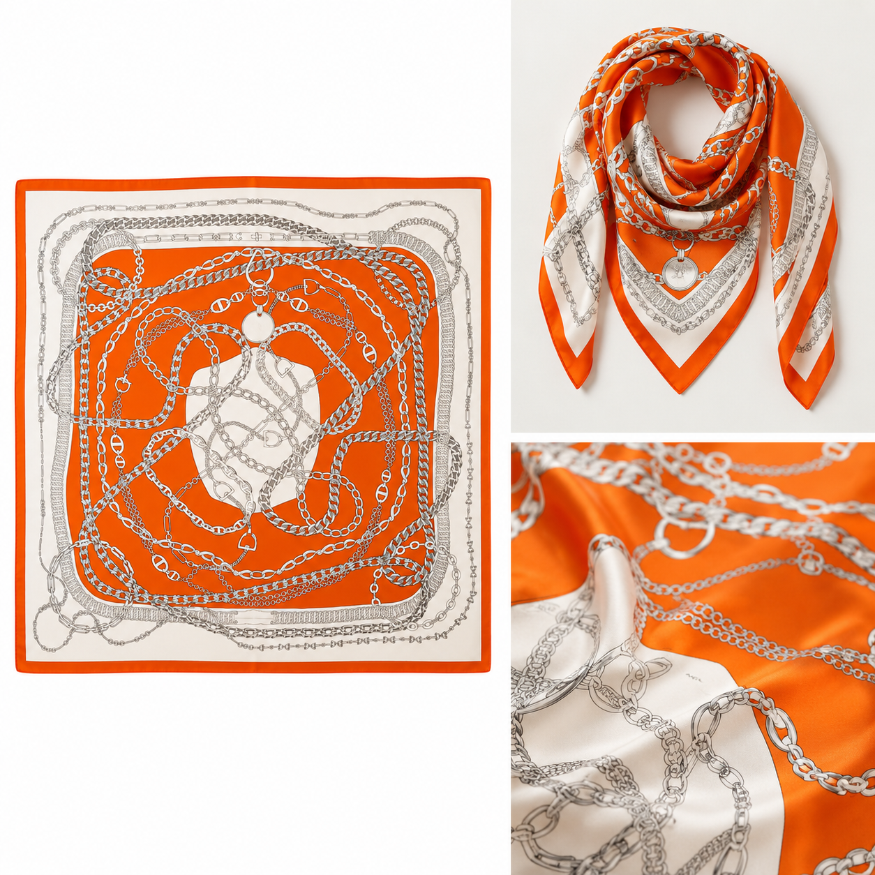 The Oranje Silk Scarf